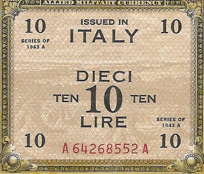 money in italy