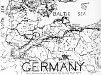 Stalag IV Death March Map